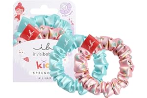 ‎INVISIBOBBLE invisibobble Kids Puppy Love, Bunter Scrunchie & Spiralhaargummi für Kinder, Maximaler Halt, Sanft zum Haar, Mädchen Haargummi, 2 Stück