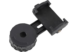 LAZMIN112 Adaptateur photo de téléphone pour télescope, support pour adaptateur téléphonique universel reliant un télescope ou un microscope à un smartphone, Compatible avec la plupart des microscopes