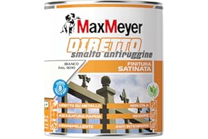 MAXMEYER Diretto Antiruggine Satinato R9010 Bianco 0.75 L