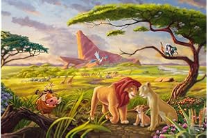 Schmidt Spiele 56560 Thomas Kinkade, Disney, The Lion King, Remember Who You Are, 200 Teile Puzzle