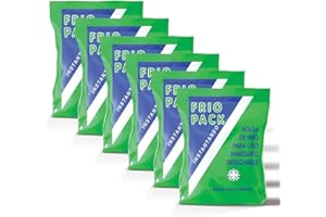 PRACTICOSA Bolsa de Frío Instantáneo. Bolsa Higiénica de Un Solo Uso. Sensación Rápida e Inmediata para uso externo. Compresas de Frío Multiusos. 14x23 cm. 6 Unidades