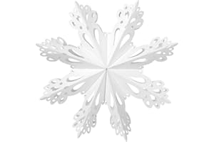 broste Copenhagen Christmas-Stern, Papier, 15cm, Weiß
