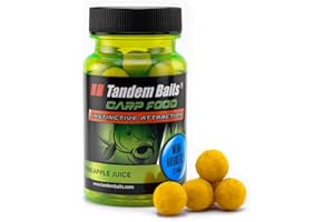 Tandem Baits Carp Food Perfection Mini Hookers, D'appâts pour carpes, Pêche de la Carpe, Peche, Pop-Ups, Bouillette Carpe, Professionnel Accessoires de Pêche Carpe 12mm 50g