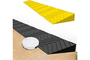 SHEHello Rampe de Seuil de Rampe de Bordure D'intérieur, 2 À 6,5 Cm de Haut Ménage Marches Antidérapantes Rampes Porte pour Vélo Fauteuil Roulant Nettoyage Robot Garage Entrepôt