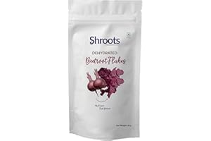 SHROOTS Dehydrated Beetroot Flakes – 1.59 oz, Pack of 1 – Natural Beetroot Powder