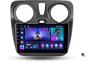HYMLMY Radio de Coche para Renault Dokker 2012-2020 con Carplay inalámbrico, Pantalla táctil de 9" Android 12 Radio Multimedia para Coche con GPS Navi, Android Auto, WiFi, Bluetooth, RDS FM, USB, c