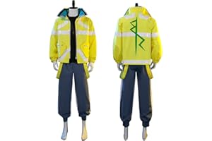 SHIKI Unisex Edgerunner David Martinez Cosplay Costume Men Fashion Anime Cyberpunk Jacket Motorcycle Coat Halloween Outfit