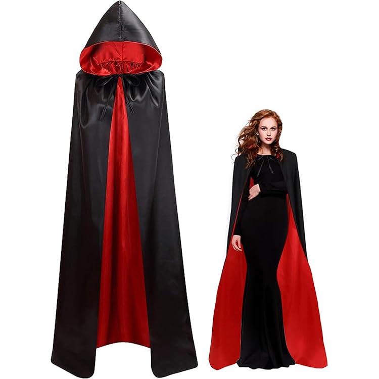 Deguisement Vampire Femme, Medieval Costume Gothic Hooded