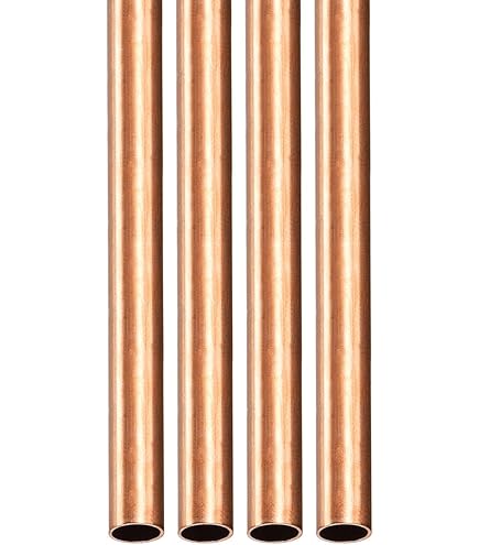 Tubi In Rame 6 Pezzi - Diametri 2mm-7mm, Lunghezza 300mm, Per Fai-da-Te E Artigianato - Foto 2