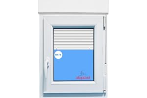 ECO-BLU (V52M) VENTANA PVC BLANCA 800x1155 CON PERSIANA OSCILOBATIENTE DERECHA VIDRIO MATE CLIMALIT