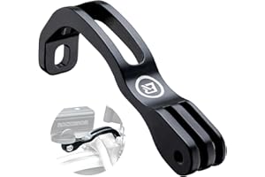 ROCKBROS Support de Lampe pour Fourche de Vélo Pliable, Support de Caméra Sport en Fourche Vélo, Accessoire pour Vélo Brompton - en Alluminium - Noir, 20 g