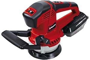 Einhell Szlifierka orbitalna TE-RS 40 E (400 W, 12 000-24 000 obr./min oscylacje, Ø tarczy 125 mm, aktywny odciąg pyłu, skrzynka filtracyjna)
