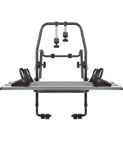 Porte-vélos Arrière Menabo Steel Bike 2 - 2 Vélos, Acier, Max 30 Kg, Pour Attelage Boule