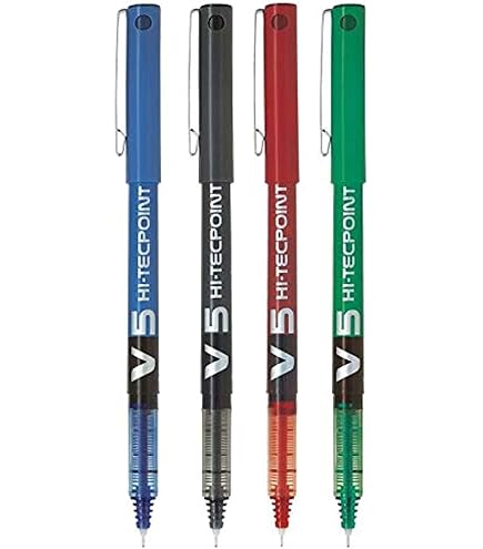 Pilot Hi-Tecpoint V5 Pen, Blauw (Pack van 12