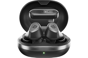 SteelSeries Arctis GameBuds do PlayStation, Bezprzewodowe Słuchawki Douszne do Gier, 2,4 GHz+BT 5.3, ANC/Przezroczystość, Bateria 40 godz., Ładowanie Bezprzewodowe, PS5, PC, Switch, Smartphone