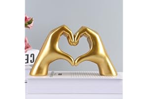lembrd Hand Love Gesture Sculpture, Hand Love Statue, Heart Gesture Sculpture Desktop Ornaments, Love Statue Wedding Ornaments For Living Room Desk Accessories - Expression Of Appreciation & Love