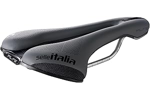 ‎SELLE ITALIA Selle Italia FLITE Boost X-Cross TI 316 Superflow – Siodełko MTB I Przełajowe, Anatomiczny Otwór, Wzmocnione Krawędzie, Amortyzatory – Rozmiar L3, Szary