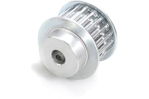 GEEYU ZHaonan-Polea de distribución 20 dientes HTD 5M Polea síncrona 20T, orificio 5/6 / 6.35 / 7/8/10/12/14/15/19/19/20mm, para ancho10 / 15mm BF Keyway HTD5M Cinturones de distribución, rueda Tamaño exact