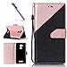 Produktbild Asus Zenfone 3 Max Hülle Leder,Asus Zenfone 3 Max Wallet Case,Asus Zenfone 3 Max Hülle Flip Case für Mädchen,EMAXELERS Asus Zenfone 3 Max Tasche PU Leder Brieftasche Hülle Schutzhülle Flip Wallet Case Cover für Asus Zenfone 3 Max ZC520TL,Asus Zenfone 3 Max Hülle Cute Dreieck Muster PU Leather Leder Wallet Case Hülle Schutzhülle Etui mit Kartenfach Standfunktion Telefon-Kasten für Asus Zenfone 3 Max ZC520TL,Pink Triangle and Black
