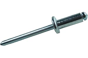 RIPOX DEUTSCHLAND DIN 7337 Blindnieten St. Alu/Stahl Flachkopf 6,0 mm x 30 mm (100) Stück