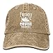 Produktbild SRFRFGY Hüte,Kappen Mützen Friends That Cruise Together Last Forever Retro Washed Dyed Cotton Adjustable Plain Cap Low Profile