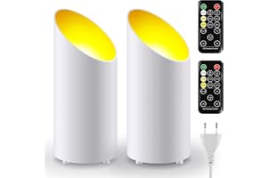 Adiwo Spot LED Uplight, Guldlampor, 2 St Lampor för Golv, LED-lampor för Accentbelysning och Ambiance, Plafondlampor Dimmbara