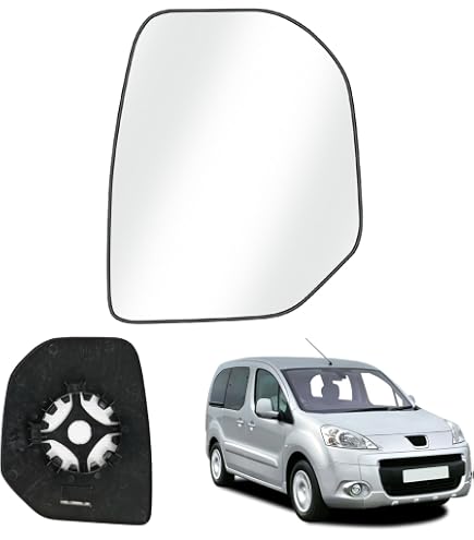 Verre De Rétroviseur Extérieur Droit Côté Passager 8151W0 - Compatible Berlingo Et Partner 1996-2008