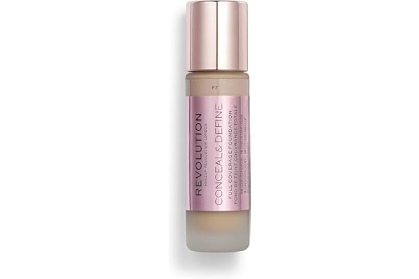 Makeup Revolution, Conceal & define, Fond de Teint, F7, 23ml