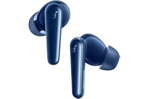 soundcore Liberty 5 Firmy Anker, Bezprzewodowe Słuchawki z Tłumieniem Hałasu, 2x Silniejsza Redukcja Głosu, Adaptacyjne Tłumienie Hałasu, Szybkie Ładowanie, Dolby Audio (niebieski)