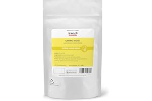 Mr.P Ingredients Acide Citrique Poudre Menager, Acide Citrique Alimentaire, 1kg, Émulsifiant et Conservateur Naturel, Vegan, Sans Gluten, Sans OGM