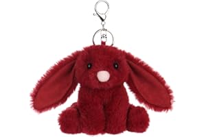 Apricot Lamb Cute Toys Plush key vid bunny Stuffed Animal Soft Keychain for Kids Bag, Purse, Backpack, Handbag