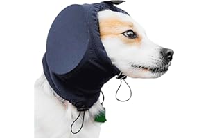 YLNAILKY Auriculares Con Cancelación De Ruido Para Perros - Orejeras Ajustables Con Cancelación De Ruido Para Mascotas | Diadema Con Auriculares Para Perros | Orejeras Ajustables Con Cancelación De Ruido