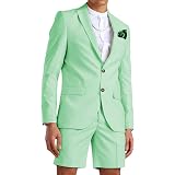 Lovee, vestito da uomo in due pezzi, pantaloni e tuxedo, estivo, Smoking,  da Sposo, per matrimonio in spiaggia : Amazon.it: Abbigliamento