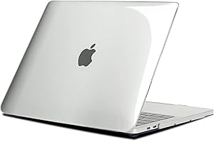TECOOL Funda Compatible con MacBook Pro 15 Pulgadas 2019 2018 2017 2016 (A1990 A1707) con Touch Bar, Carcasa de Plástico Ultrafina, Transparente Cristal