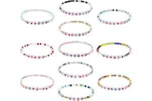 Mayting Set di 11 Braccialetti dell'amicizia Toylor Eras per Sweet Minight Evermare Ispirati al 89 Braccialetti Rossi Repution Tour