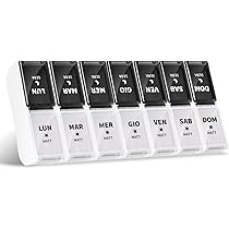 Portapillole Settimanale, Organizer Per 7 Giorni | Scatole Per Tablet 7 - Foto 7