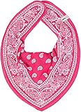 Pippi Baby-Girls Bandana Bibs Floral Scarf, Pink, One Size