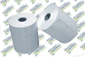 FLOJIM 10 Rollos Papel Registradora - Termico 60 mm x Ø 55 mm.