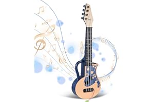 summina Ukulélé 54 CM Avec Médiator Note Musicale Ukulélé Portable Pour Cadeau Pour Débutant Musique Petite Guitare Avec Cordes En Nylon Instrument De Musique