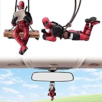 3 Pezzi Decorazioni Deadpool Per Auto - Action Figure, Cake Toppers, Per Cruscotto, Casa O Ufficio - Foto 4