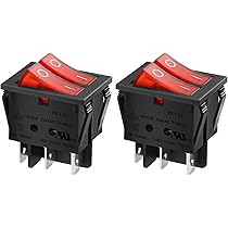 Interrupteur à Bascule étanche - AC250 V - 20 A DPST - 4 Broches - Pour - Foto 7