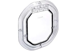 PET-KET Catwalk Dog Door Clear Glass Fitting
