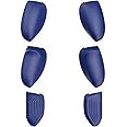 Skull & Co. Interchangeable Lite Grip Set for GripCase Lite: Snap/Trigger/Plus Grips [to fit All Hands Sizes] for Nintendo Switch Lite [3 Pairs]- Blue