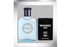EVAFLORPARIS Whisky Vintage Coffret Cadeau Eau de Toilette 100 ml + Parfum de Voyage Vaporisateur pour pour Homme 20 ml