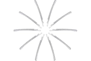 Chutoral 10 Stücke Kristall Haarnadeln, Diamant Haarspangen, Strass Haarklammern, Haar Klammer, Haar Haarspangen, Metall Haarschmuck für Mädchen Damen Hochzeit Valentinstag Geschenke