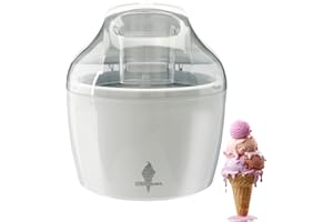 SENSIOHOME Sensio Home Ice Cream Maker Machine - Gelato Sorbet Frozen Yoghurt in 20 Minutes - Detachable Mixing Paddle - Easy to Operate – Voted Winner Independent Best Buy (White)