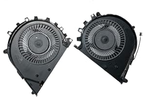 RANGALE Replacement CPU and GPU Cooling Fan for HP ZBook Studio G3 G4 Series Laptop 840960-001 NS75C07-15C04 NS75C08-15C05