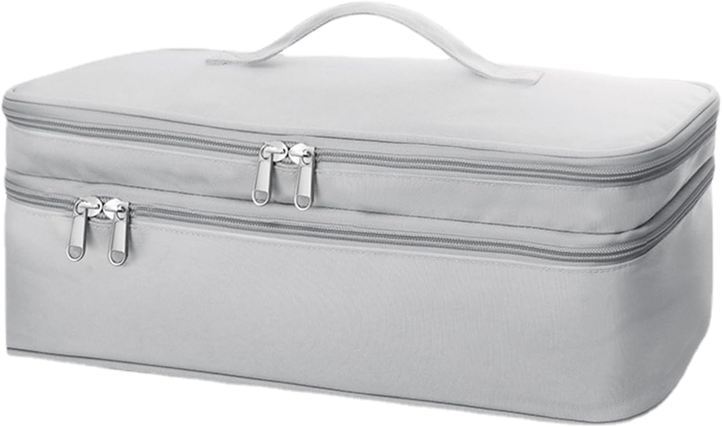 Bolsas para cepillos de pelo para viajes – Material duradero de doble capa | Estuche de viaje para herramientas para el cabello | Organizador de almacenamiento de cepillos de pelo portátil con almohad