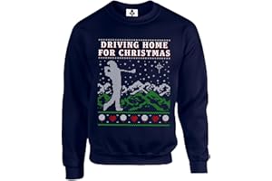 Taylor Brown Driving home for christmas, golf golfer golfing, xmas, festive golf joke meme trending Unisex Funny Adults Sweatshirt Jumper