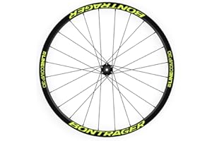 PEGATINEA Kit Completo DE Pegatinas para Llantas BICICLIETA 29 “ BONTRAGER Line Comp 30 WH09 Amarillo Fluor